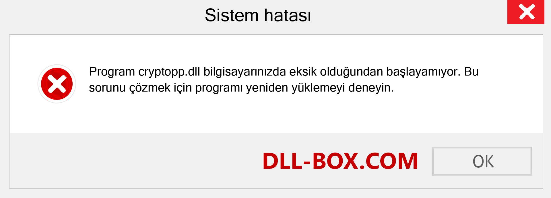 cryptopp.dll dosyası eksik mi? Windows 7, 8, 10 için İndirin - Windows'ta cryptopp dll Eksik Hatasını Düzeltin, fotoğraflar, resimler